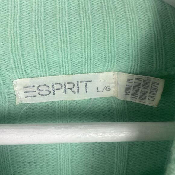 Vintage Esprit Lambswool Sweater Dress Tunic Size Large Mint   232 - Picture 5 of 7